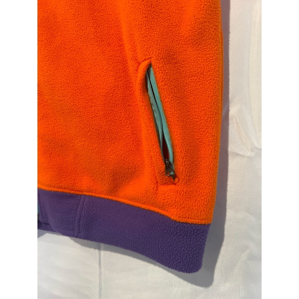 Free Nature Vest Men’s Large Multicolor Fleece Hooded Full Zip Pockets - Picture 9 of 12